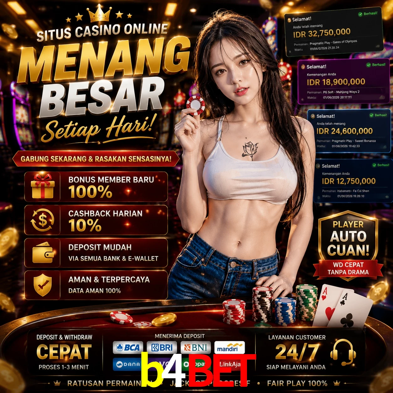 b4bet slots no app