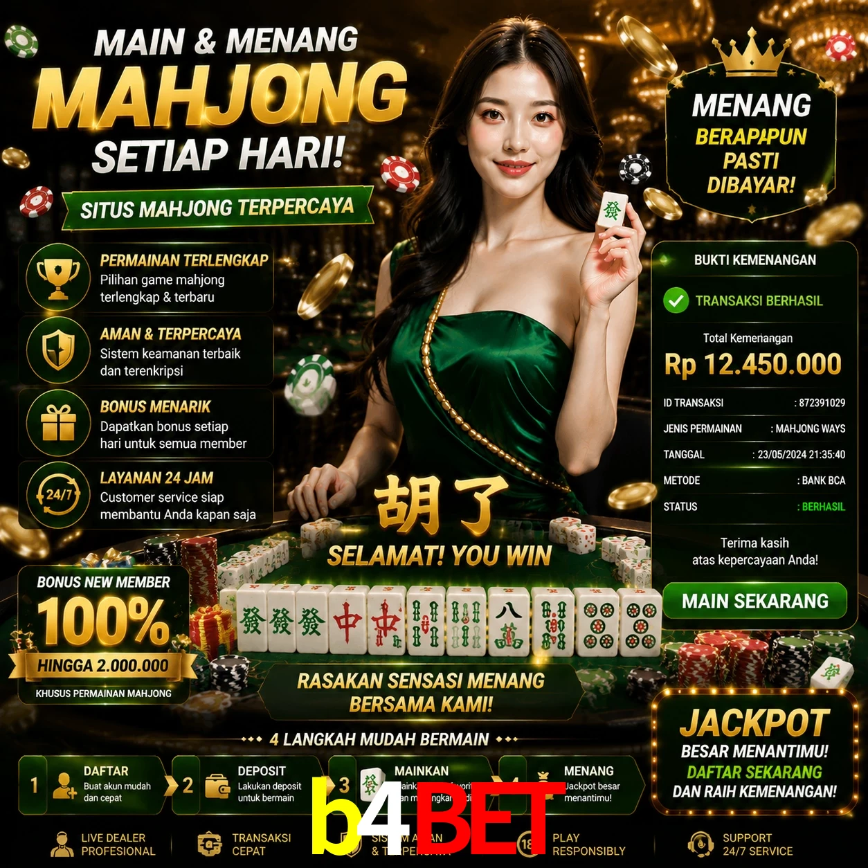 Ganhar e sacar na b4bet